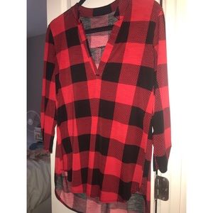 Comfy Plaid top from VICI